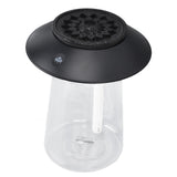 Humidifier Aroma Diffuser Mushroom Shape 760ml Capacity Rechargeable Home Decoration for Room Office Black