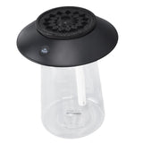 Humidifier Aroma Diffuser Mushroom Shape 760ml Capacity Rechargeable Home Decoration for Room Office Black