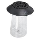 Humidifier Aroma Diffuser Mushroom Shape 760ml Capacity Rechargeable Home Decoration for Room Office Black
