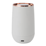Car Aroma Diffuser Compact Versatile Desktop Essential Oil Diffuser Air Fresher for Vehicle Home White