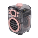 Mini Karaoke Machine for Kids Adults DSP Intelligent Chip Voice Changer Portable Bluetooth Speaker with Microphone Sound Card for Camping Party