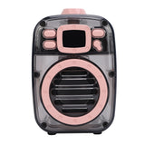 Mini Karaoke Machine for Kids Adults DSP Intelligent Chip Voice Changer Portable Bluetooth Speaker with Microphone Sound Card for Camping Party
