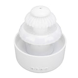 Waterfall Humidifier 600ml Large Capacity Aromatherapy Humidifier Silent Small Desktop Humidifier for Bedroom