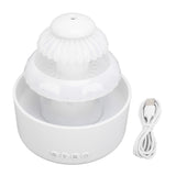 Waterfall Humidifier 600ml Large Capacity Aromatherapy Humidifier Silent Small Desktop Humidifier for Bedroom
