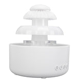 Waterfall Humidifier 600ml Large Capacity Aromatherapy Humidifier Silent Small Desktop Humidifier for Bedroom