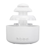 Waterfall Humidifier 600ml Large Capacity Aromatherapy Humidifier Silent Small Desktop Humidifier for Bedroom