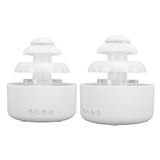 Waterfall Humidifier 600ml Large Capacity Aromatherapy Humidifier Silent Small Desktop Humidifier for Bedroom