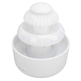 Waterfall Humidifier 600ml Large Capacity Aromatherapy Humidifier Silent Small Desktop Humidifier for Bedroom