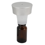 Essential Oil Diffuser Small Portable Car Silent Battery Operated Waterless Spray Silver