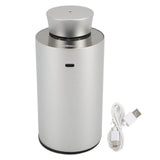 Essential Oil Diffuser Small Portable Car Silent Battery Operated Waterless Spray Silver