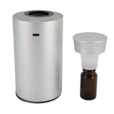 Essential Oil Diffuser Small Portable Car Silent Battery Operated Waterless Spray Silver