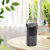 Waterless Essential Oil Diffuser Aluminum Quiet Portable Car Fragrance Diffuser Aromatherapy Machine with Timer for Bedroom Office