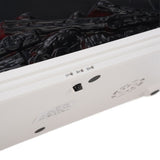 Flame Diffuser 280ml Lifelike Quiet Auto Shut Off with Remote Control Essential Oil Diffuser Fireplace Aromatherapy Humidifier White