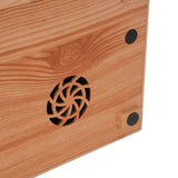 180ml Water Tank Wood Grain Fireplace Aromatherapy Diffuser Simulation Flame Humidifier Essential Oil Diffuser for Home Light