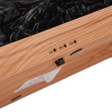 180ml Water Tank Wood Grain Fireplace Aromatherapy Diffuser Simulation Flame Humidifier Essential Oil Diffuser for Home Light