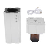 Waterless Diffuser 20ML Low Noise Anti Leakage Dual Fluid Cold Mist Essential Oil Diffuser for Car Bedroom Office Silver