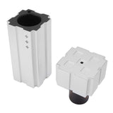 Waterless Diffuser 20ML Low Noise Anti Leakage Dual Fluid Cold Mist Essential Oil Diffuser for Car Bedroom Office Silver