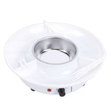 Electric Fondue Pot Set Chocolate Fondue Kit Detachable Serving Tray 10 Roasting Forks for Parties Movie Date Night AU Plug