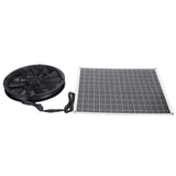 Solar Exhaust Fan Waterproof High Speed 20W 16V Solar Panel Ventilation Fan for Chicken Coop Pet House Barn Greenhouse