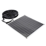 Solar Exhaust Fan Waterproof High Speed 20W 16V Solar Panel Ventilation Fan for Chicken Coop Pet House Barn Greenhouse