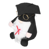 Graduation Gnome Doll Small Gnome Ornament Faceless Doll with Beard for Graduation Decoration