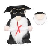 Graduation Gnome Doll Small Gnome Ornament Faceless Doll with Beard for Graduation Decoration