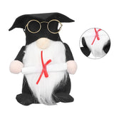 Graduation Gnome Doll Small Gnome Ornament Faceless Doll with Beard for Graduation Decoration