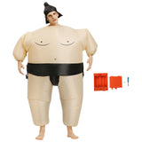 Inflatable Wrestler Suits Waterproof Lightweight Reusable Funny Blow Up Sumo Wrestler Costume for Performance Adults(for 150-190cm)