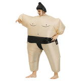Inflatable Wrestler Suits Waterproof Lightweight Reusable Funny Blow Up Sumo Wrestler Costume for Performance Adults(for 150-190cm)