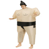 Inflatable Wrestler Suits Waterproof Lightweight Reusable Funny Blow Up Sumo Wrestler Costume for Performance Adults(for 150-190cm)