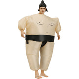 Inflatable Wrestler Suits Waterproof Lightweight Reusable Funny Blow Up Sumo Wrestler Costume for Performance Adults(for 150-190cm)