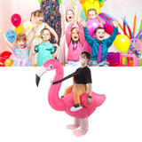 Inflatable Flamingo Costume Waterproof Polyester Fabric Inflatable Costume for 150‑190cm Adult