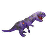 Inflatable Dinosaur Costume T Rex Inflatable Dinosaur Blow Up Costume for Cosplay Party Weddings Easter Xmas Purple Adult Style 150‑190cm