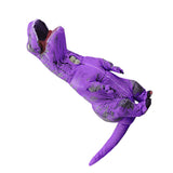 Inflatable Dinosaur Costume T Rex Inflatable Dinosaur Blow Up Costume for Cosplay Party Weddings Easter Xmas Purple Children Style 120‑140cm