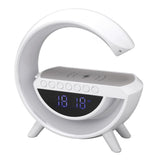 Alarm Clock Bluetooth Speaker Rechargeable Versatile Wireless Clock Bluetooth Speaker for Home Bedroom Office DC 5V