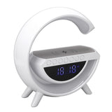 Alarm Clock Bluetooth Speaker Rechargeable Versatile Wireless Clock Bluetooth Speaker for Home Bedroom Office DC 5V