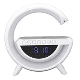 Alarm Clock Bluetooth Speaker Rechargeable Versatile Wireless Clock Bluetooth Speaker for Home Bedroom Office DC 5V