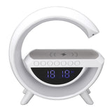 Alarm Clock Bluetooth Speaker Rechargeable Versatile Wireless Clock Bluetooth Speaker for Home Bedroom Office DC 5V