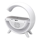 Alarm Clock Bluetooth Speaker Rechargeable Versatile Wireless Clock Bluetooth Speaker for Home Bedroom Office DC 5V