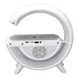 Alarm Clock Bluetooth Speaker Rechargeable Versatile Wireless Clock Bluetooth Speaker for Home Bedroom Office DC 5V