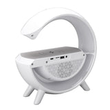 Alarm Clock Bluetooth Speaker Rechargeable Versatile Wireless Clock Bluetooth Speaker for Home Bedroom Office DC 5V