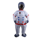 Inflatable Spaceman Costume 210T Polyester Fabric Waterproof Lightweight Blow Up Spaceman Suit for Party Carnivals