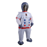 Inflatable Spaceman Costume 210T Polyester Fabric Waterproof Lightweight Blow Up Spaceman Suit for Party Carnivals