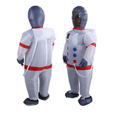 Inflatable Spaceman Costume 210T Polyester Fabric Waterproof Lightweight Blow Up Spaceman Suit for Party Carnivals