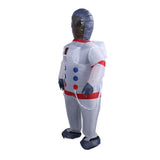 Inflatable Spaceman Costume 210T Polyester Fabric Waterproof Lightweight Blow Up Spaceman Suit for Party Carnivals