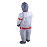 Inflatable Spaceman Costume 210T Polyester Fabric Waterproof Lightweight Blow Up Spaceman Suit for Party Carnivals