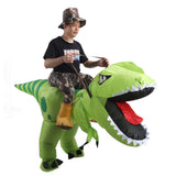 Inflatable Dinosaur Costume Funny Versatile Polyester Adult Blow Up Dinosaur Costume for Party