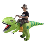Inflatable Dinosaur Costume Funny Versatile Polyester Adult Blow Up Dinosaur Costume for Party