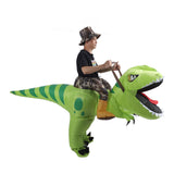 Inflatable Dinosaur Costume Funny Versatile Polyester Adult Blow Up Dinosaur Costume for Party