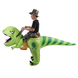 Inflatable Dinosaur Costume Funny Versatile Polyester Adult Blow Up Dinosaur Costume for Party